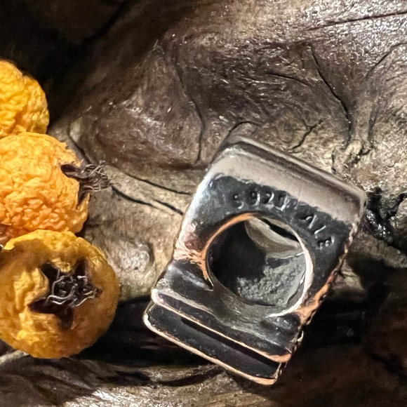 Authentic Pandora Charm Sparkling Libra Zodiac Sign Bead Silver Clear Zirconias - Picture 5 of 7